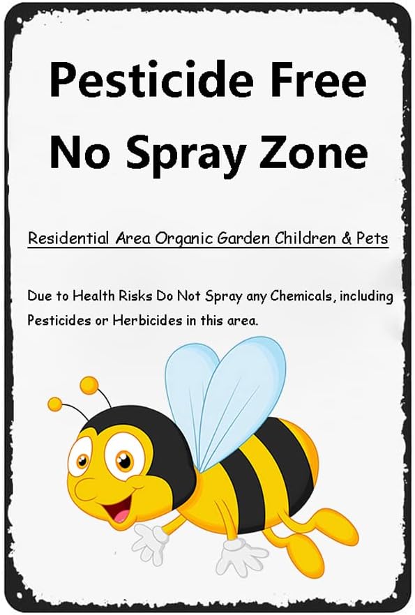 Farming Zone - Pesticide free Yard Sign Garden Farm