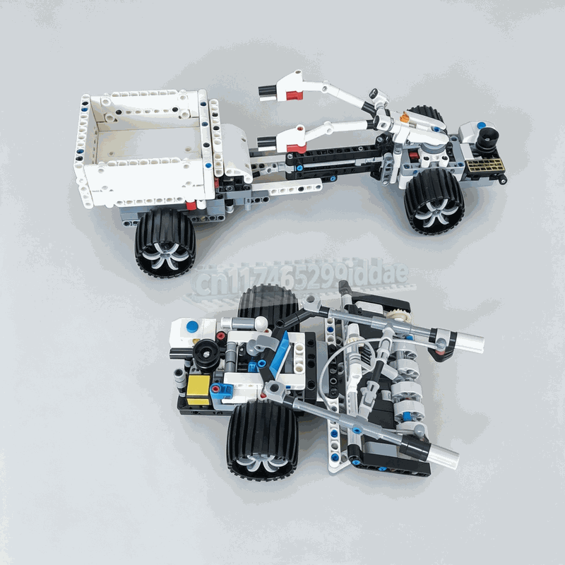 1021Parts MOC Dual Single Axle - Farming Agriculture Model 评论和价格