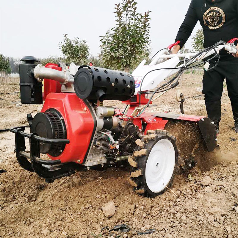 Rotary Tiller Walking Farm Tra - Agriculture Gardening Farming 评论和价格