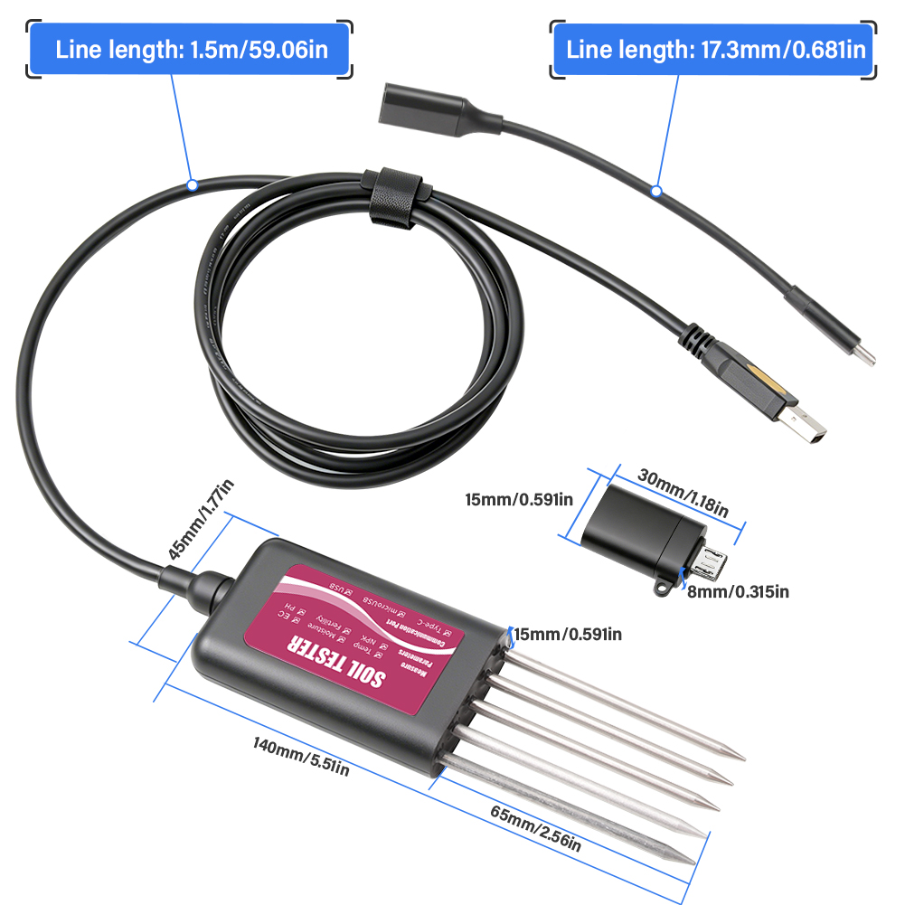 8in1 Smart Soil Tester NPK PH  - Plant Growth Regulator 评论和价格