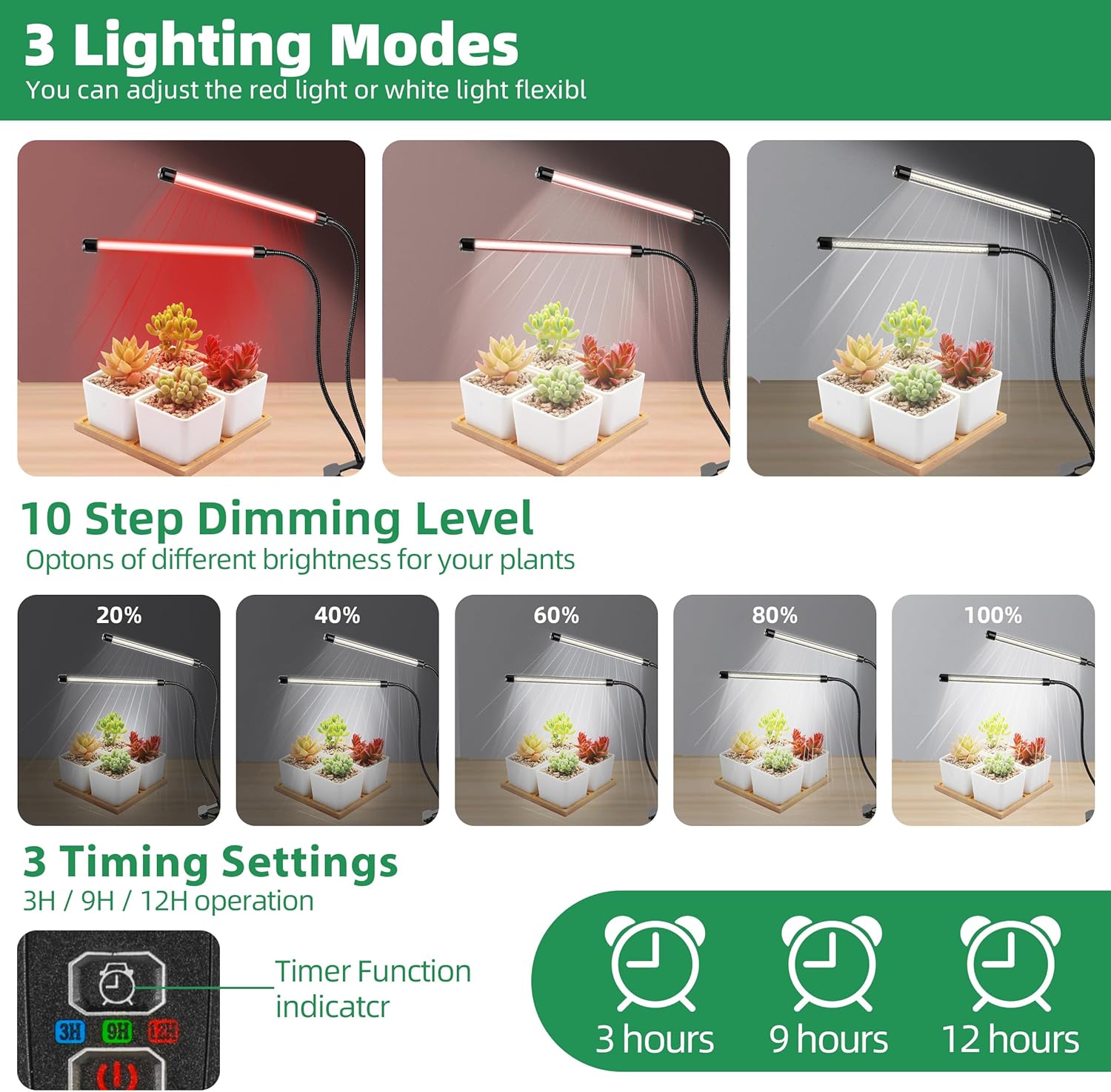 KEBINCPLED USB 5V Clip Plant G - Hydroponic Nft Channel 评论和价格