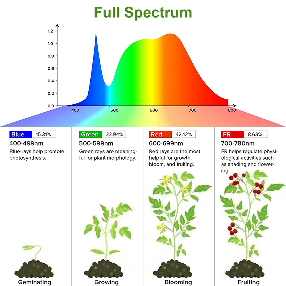KEBINCPLED 30CM/50CM LED Plant - Hydroponic Nft Channel 评论和价格