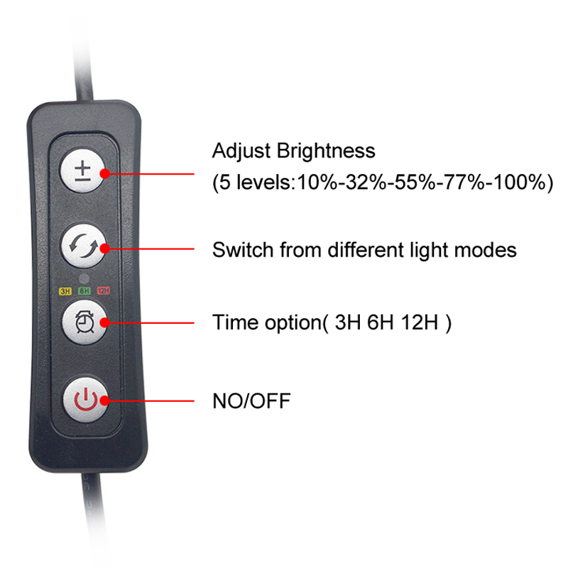 Aquarium LED Light for 16-64CM - Plant Growth Regulator 评论和价格