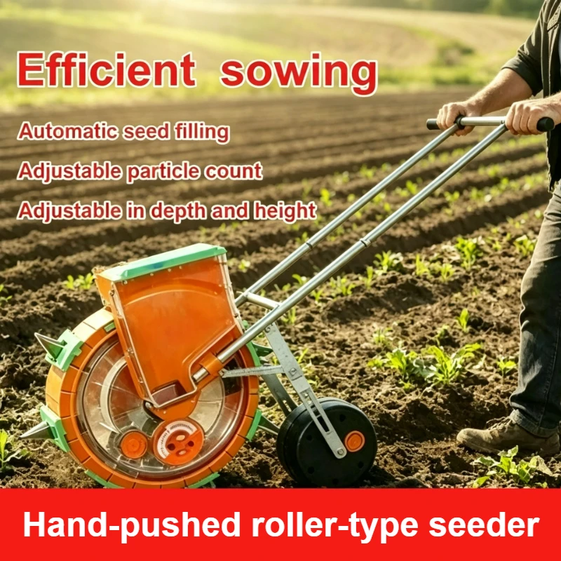Manual Hand Push Seed Planter  - Seed Planter 评论和价格