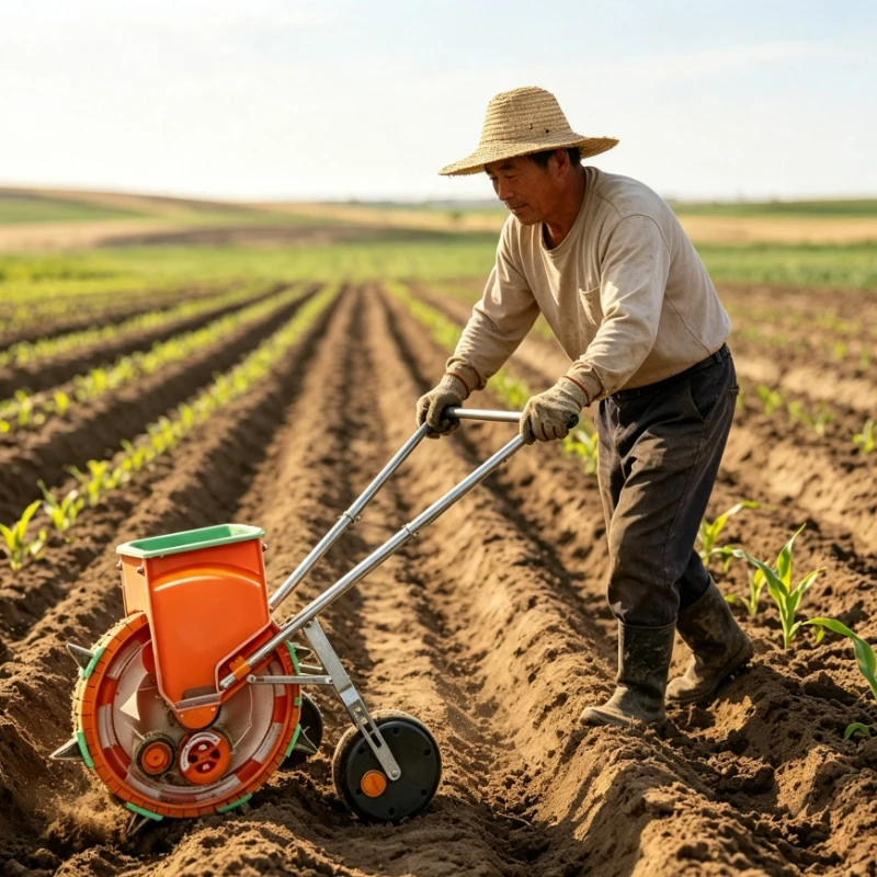 Manual Hand Push Seed Planter  - Seed Planter 评论和价格