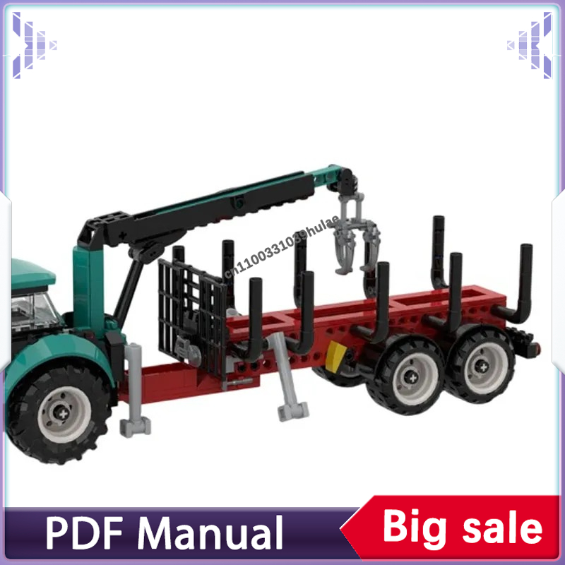 Urban City Tractor MOC Buildin - Farming Agriculture Model 评论和价格