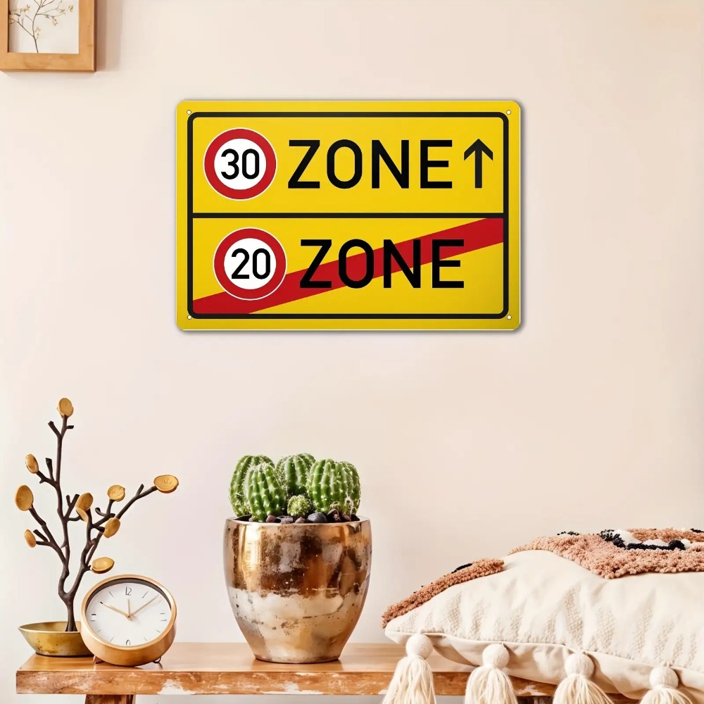 Tin Sign - 30 20 Speed Limit Z - Farming Zone 评论和价格