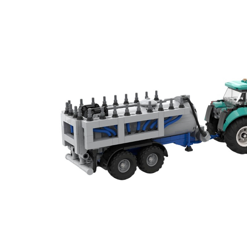 City Tractor MOC Building Bloc - Farming Agriculture Model 评论和价格
