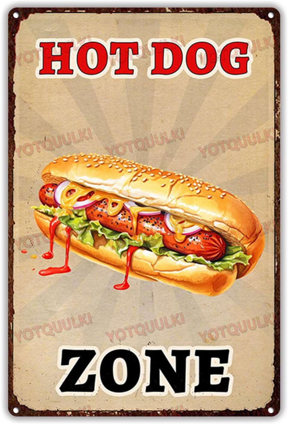Hot Dog Zone Wall Art Canvas F - Farming Zone 评论和价格