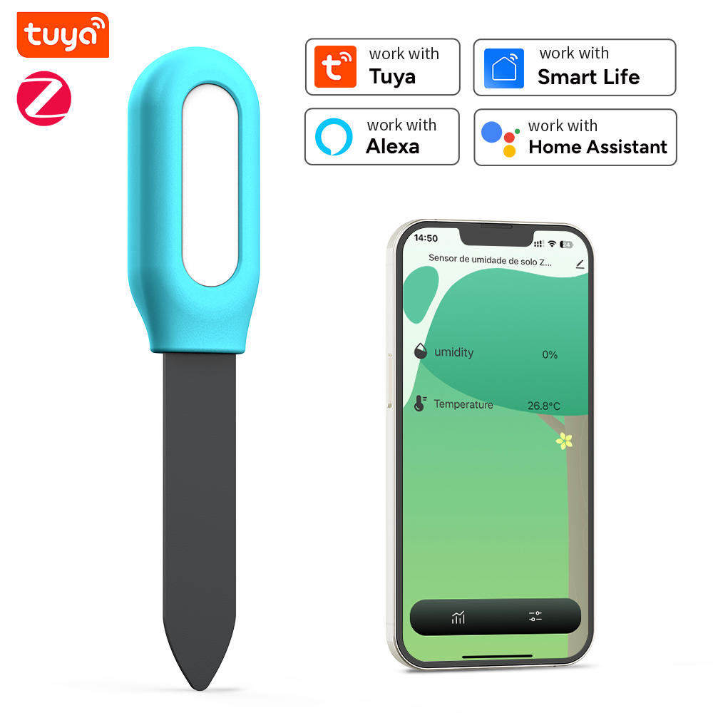 Tuya Zigbee Soil Sensor Humidi - Plant Growth Regulator 评论和价格